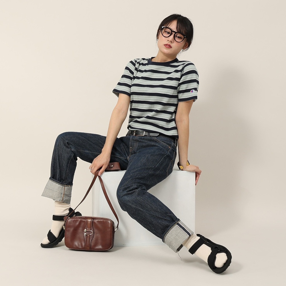 チャンピオン-ヘリテイジ（CHAMPION-HERITAGE）（レディース）ボーダーショートスリーブTシャツ CW-B308 331
