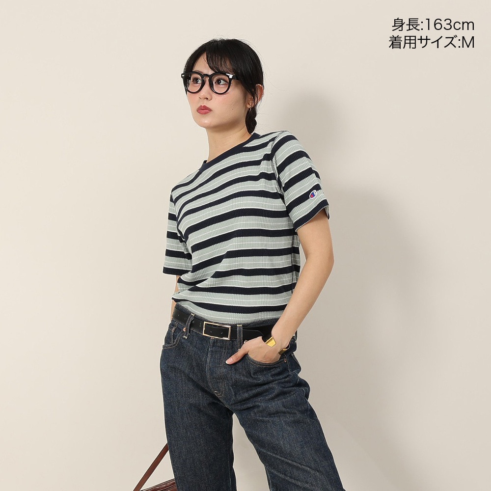 チャンピオン-ヘリテイジ（CHAMPION-HERITAGE）（レディース）ボーダーショートスリーブTシャツ CW-B308 331
