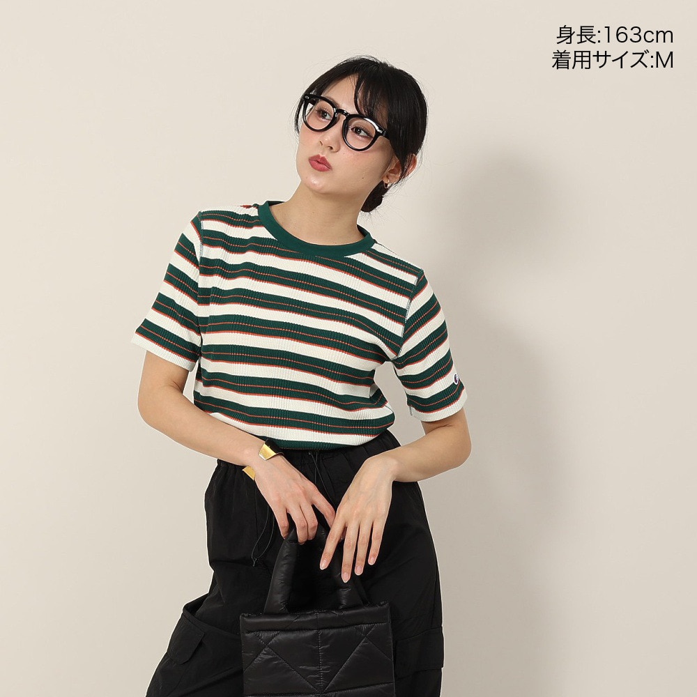 チャンピオン-ヘリテイジ（CHAMPION-HERITAGE）（レディース）ボーダーショートスリーブTシャツ CW-B308 551