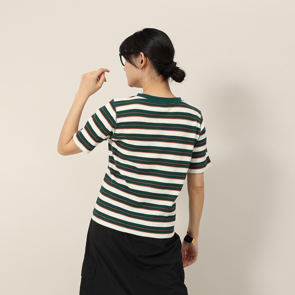 チャンピオン-ヘリテイジ（CHAMPION-HERITAGE）（レディース）ボーダーショートスリーブTシャツ CW-B308 551
