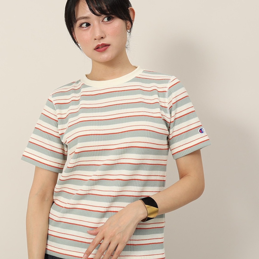 チャンピオン-ヘリテイジ（CHAMPION-HERITAGE）（レディース）ボーダーショートスリーブTシャツ CW-B308 815