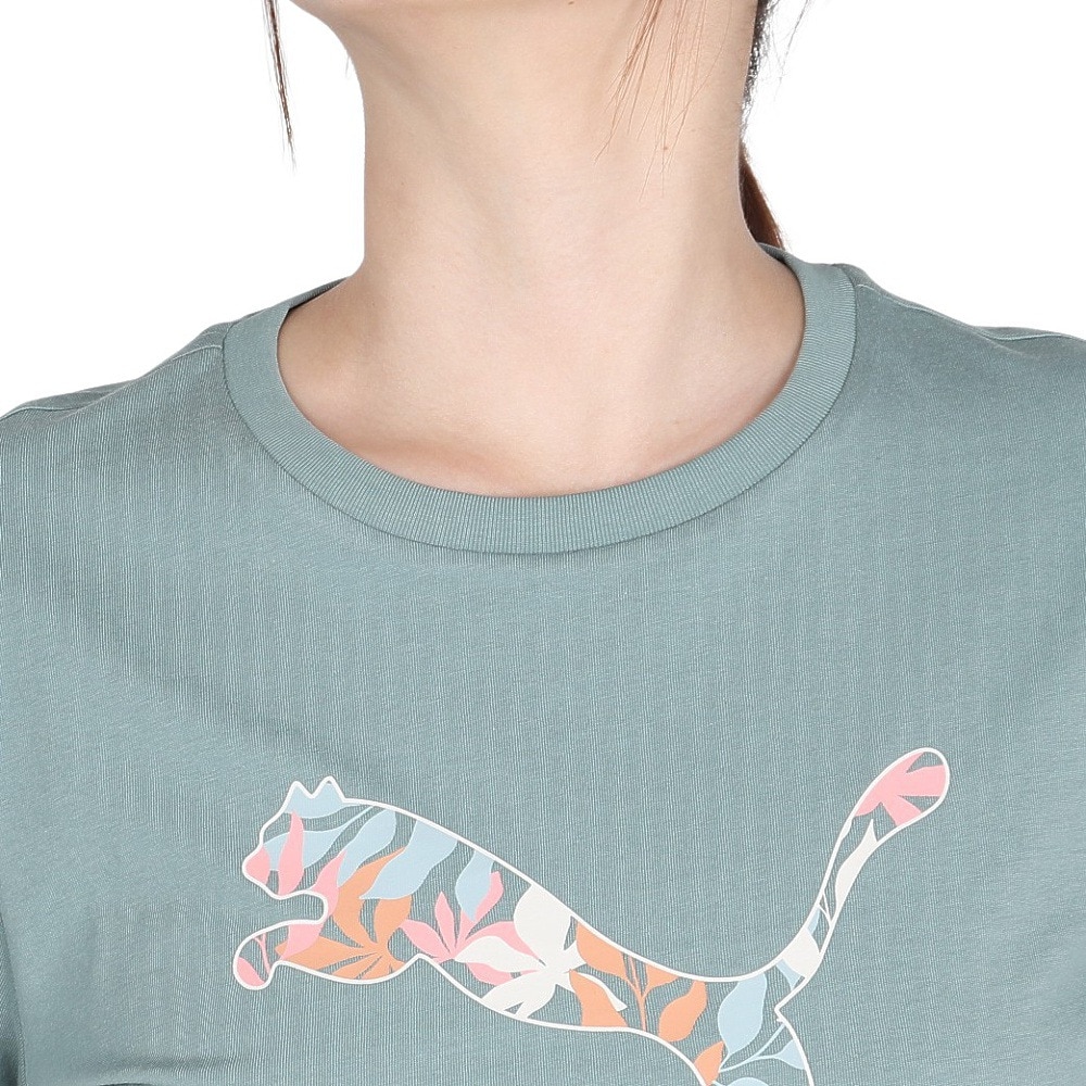 プーマ（PUMA）（レディース）GRAPHICS フローラル Tシャツ 687710 30 MNT