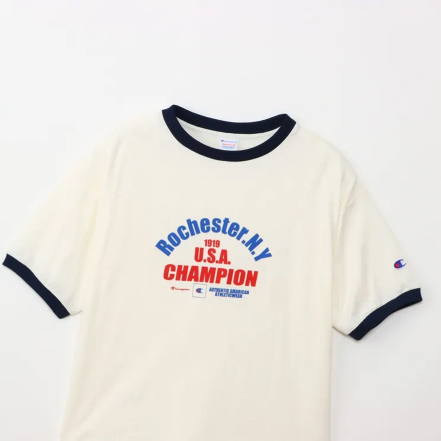 チャンピオン-ヘリテイジ（CHAMPION-HERITAGE）（レディース）半袖 リンガーTシャツ CW-B316 033