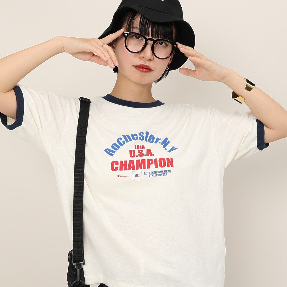 チャンピオン-ヘリテイジ（CHAMPION-HERITAGE）（レディース）半袖 リンガーTシャツ CW-B316 033