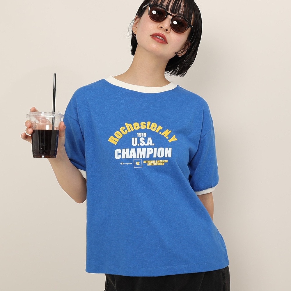 チャンピオン-ヘリテイジ（CHAMPION-HERITAGE）（レディース）半袖 リンガーTシャツ CW-B316 360