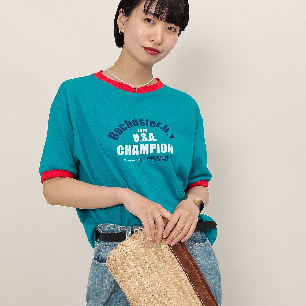 チャンピオン-ヘリテイジ（CHAMPION-HERITAGE）（レディース）半袖 リンガーTシャツ CW-B316 428