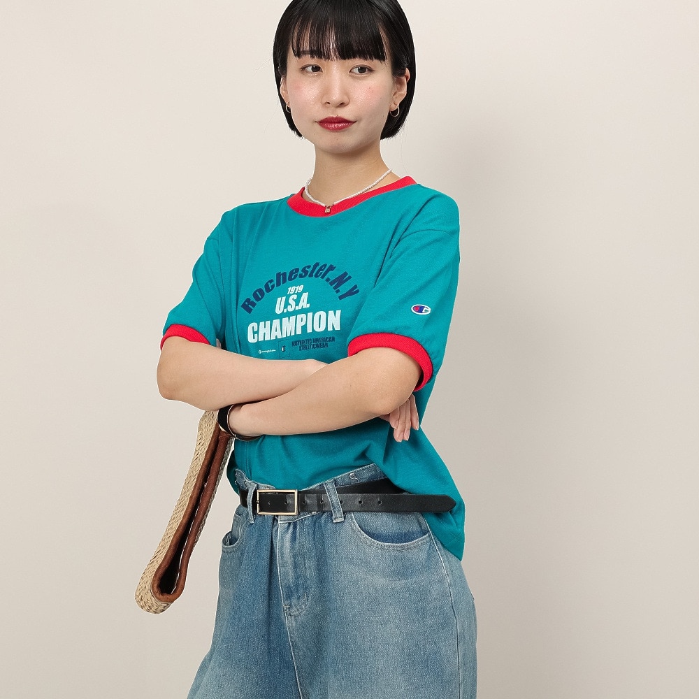 チャンピオン-ヘリテイジ（CHAMPION-HERITAGE）（レディース）半袖 リンガーTシャツ CW-B316 428