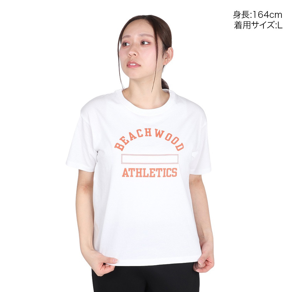 チャンピオン-ヘリテイジ（CHAMPION-HERITAGE）（レディース）RELAX COLLEGE GR 半袖Tシャツ CW-B330 010