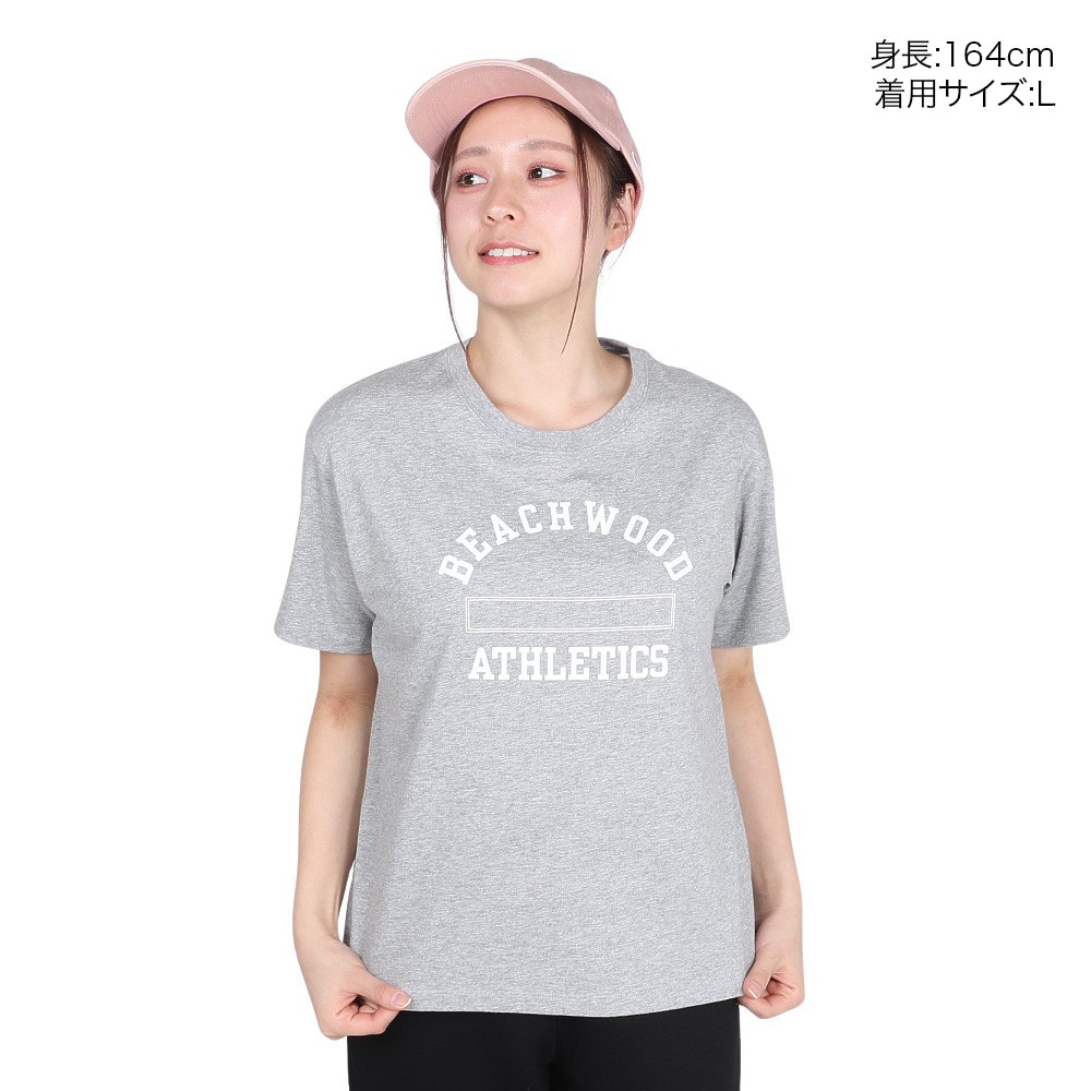 チャンピオン-ヘリテイジ（CHAMPION-HERITAGE）（レディース）RELAX COLLEGE GR 半袖Tシャツ CW-B330 070