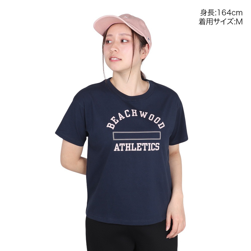 チャンピオン-ヘリテイジ（CHAMPION-HERITAGE）（レディース）RELAX COLLEGE GR 半袖Tシャツ CW-B330 370