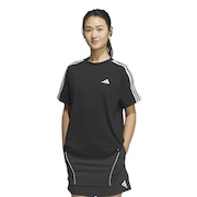 (レディース)エッセンシャルズ プラス スリーストライプス 半袖Tシャツ JUP44-JW4499