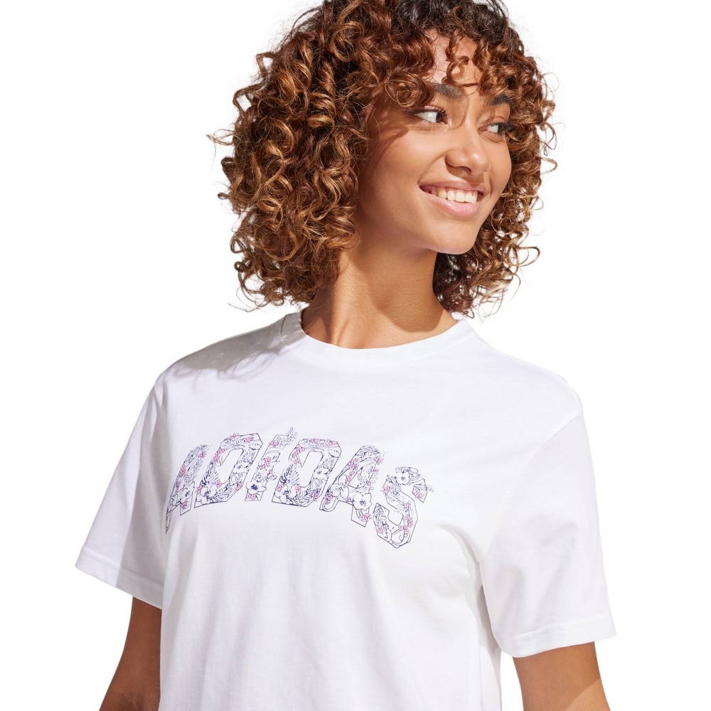 アディダス（adidas）（レディース）Tech Illustrate Graphic 半袖Tシャツ KQK40-JJ4043