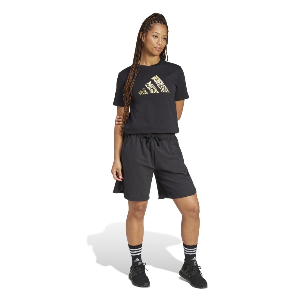 アディダス（adidas）（レディース）Tech Metallic グラフィック 半袖Tシャツ KQK45-JJ4059