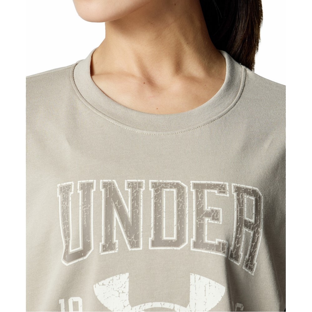 アンダーアーマー（UNDER ARMOUR）（レディース）ヘビーウエイト カレッジ ショートスリーブ Tシャツ 6007452 203