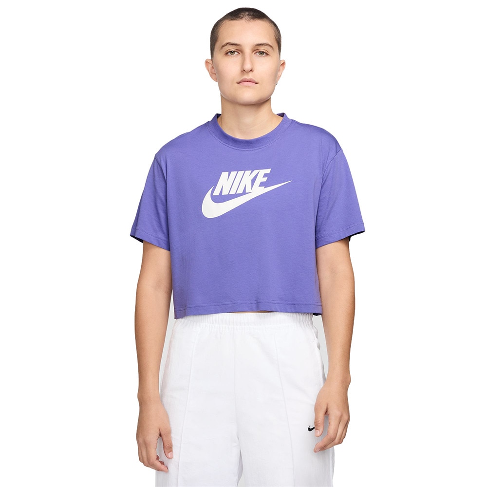 ナイキ（NIKE）（レディース）スポーツウェア エッセンシャル クロップド Tシャツ BV6176-527