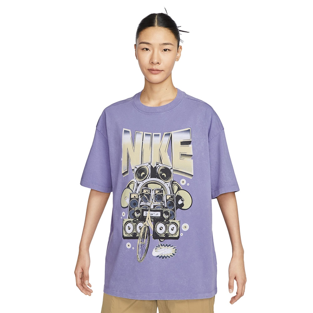 ナイキ（NIKE）（レディース）スポーツウェア オーバーサイズド ショートスリーブ Tシャツ HF9692-527