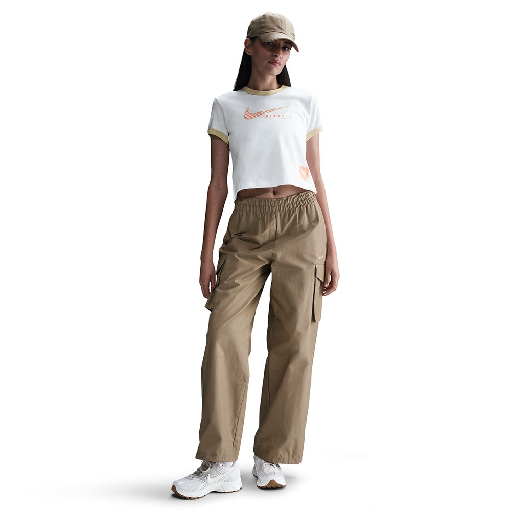 ナイキ（NIKE）（レディース）NSW クラブ MOTO RGR ショートスリーブ Tシャツ HQ1708-100