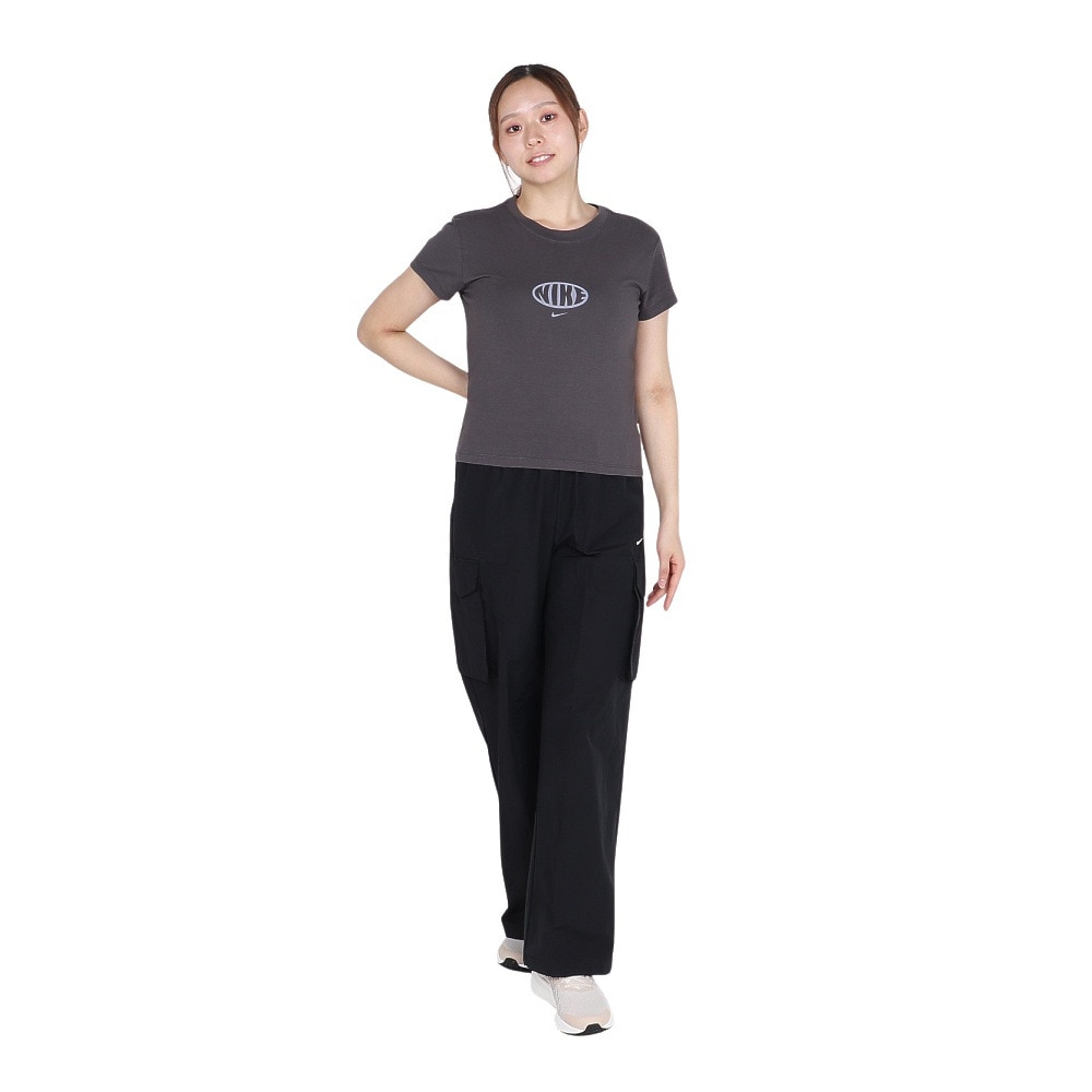 ナイキ（NIKE）（レディース）スポーツウェア チル ニット MD クロップ 半袖 Tシャツ IB7567-254