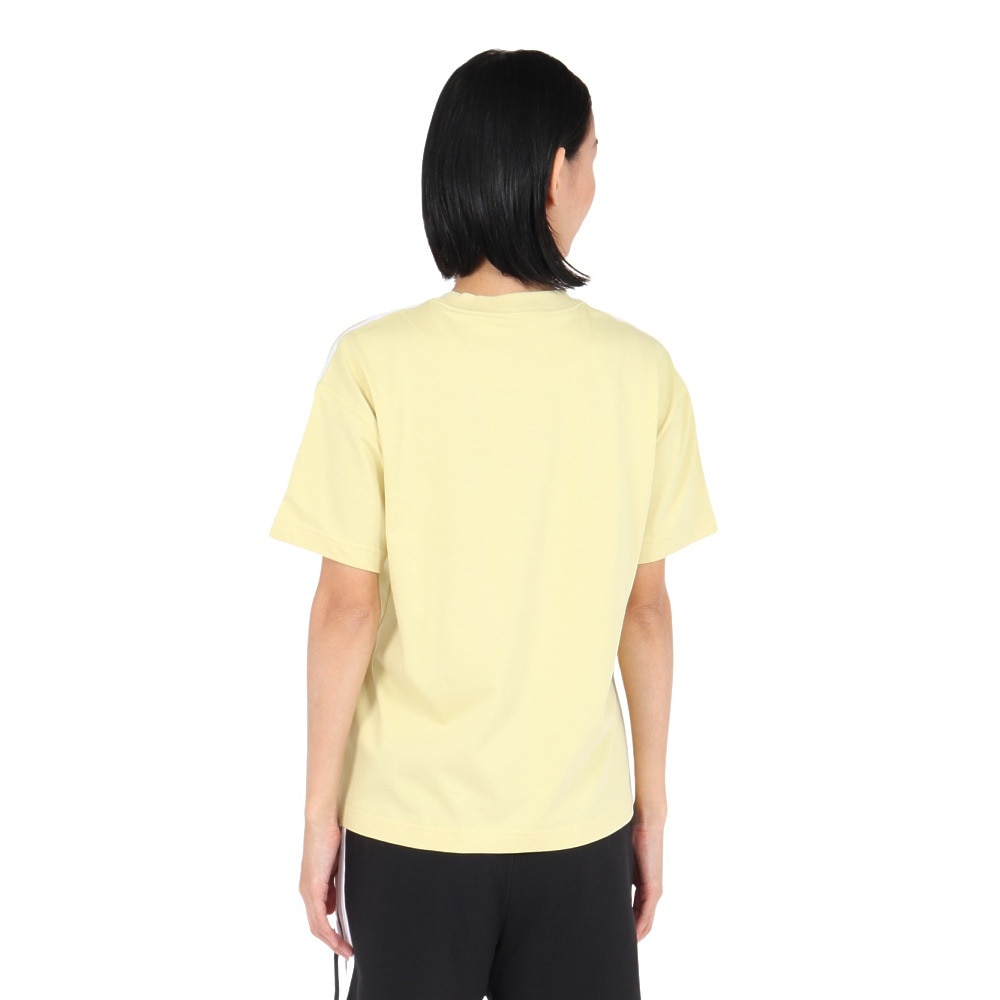 アディダス（adidas）（レディース）エッセンシャルズ プラス スリーストライプス 半袖Tシャツ JUP44-JW4503