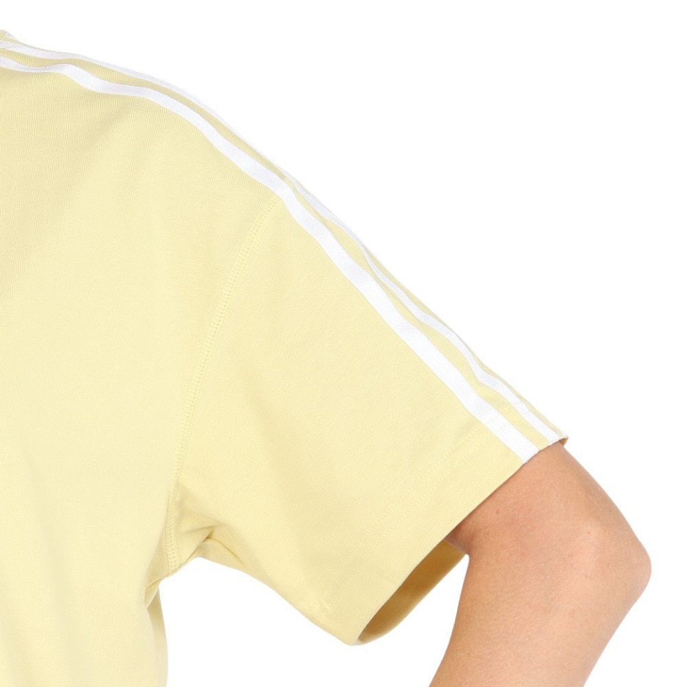 アディダス（adidas）（レディース）エッセンシャルズ プラス スリーストライプス 半袖Tシャツ JUP44-JW4503