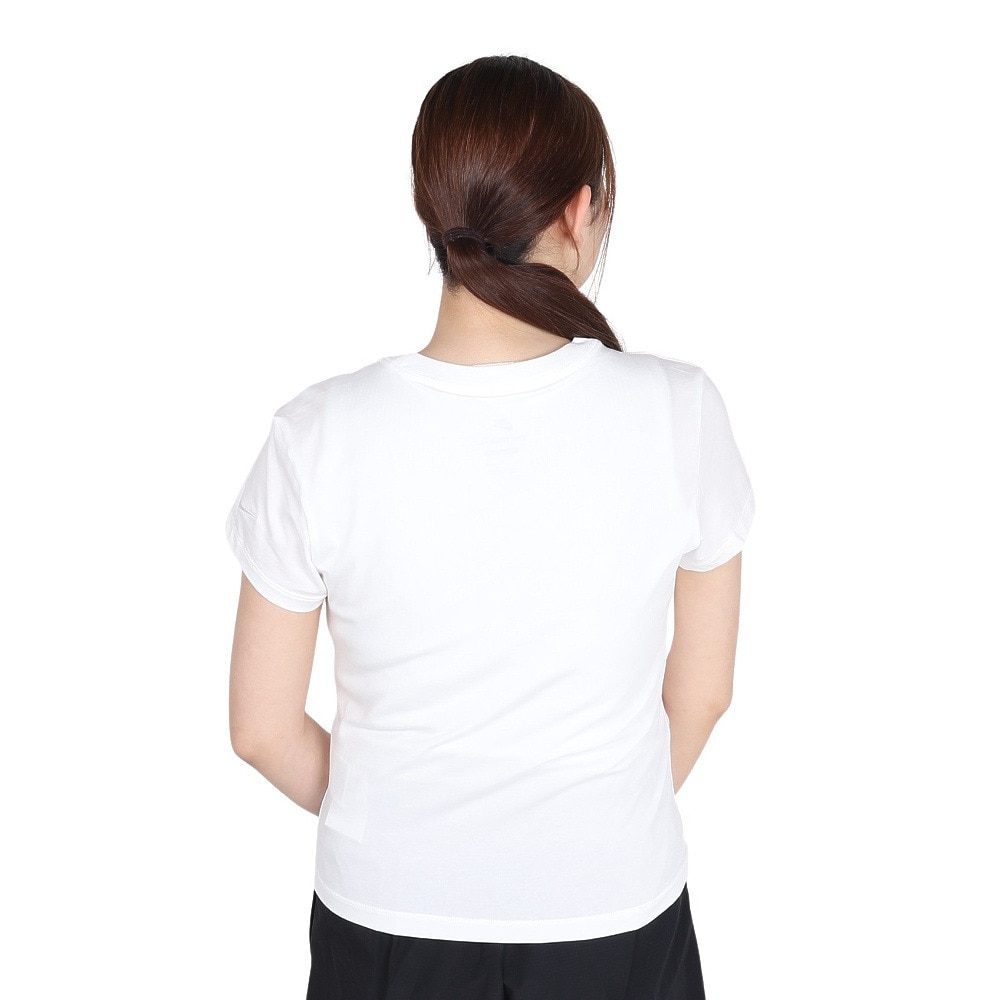 ナイキ（NIKE）（レディース）スポーツウェア チル ニット MD クロップ 半袖 Tシャツ IB7567-100