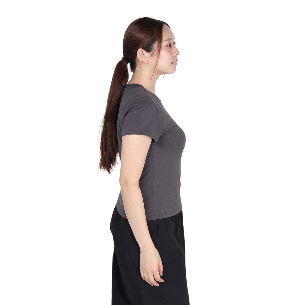 ナイキ（NIKE）（レディース）スポーツウェア チル ニット MD クロップ 半袖 Tシャツ IB7567-254