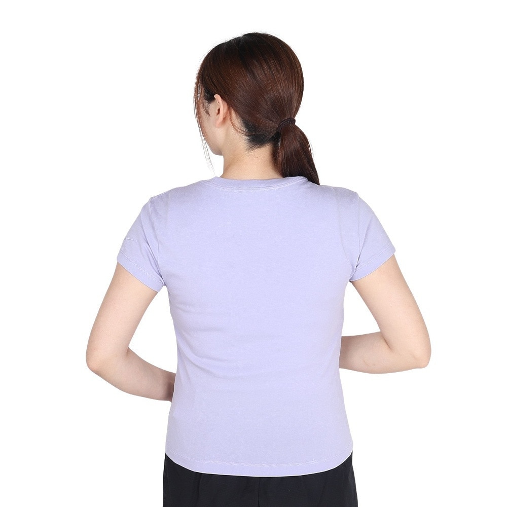 ナイキ（NIKE）（レディース）スポーツウェア チル ニット MD クロップ 半袖Tシャツ IB7567-599