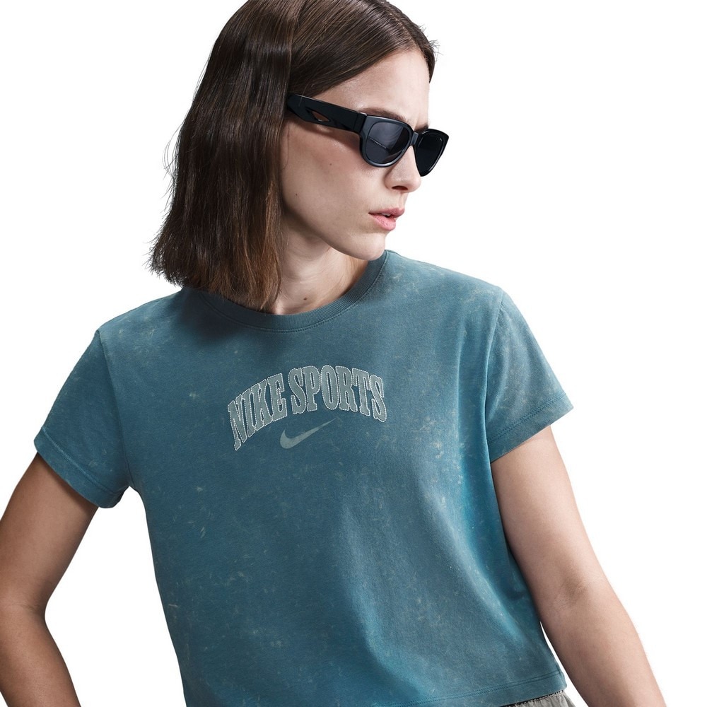 ナイキ（NIKE）（レディース）ナイキスポーツウェア ビンテージウォッシュ 半袖Tシャツ IB7334-006