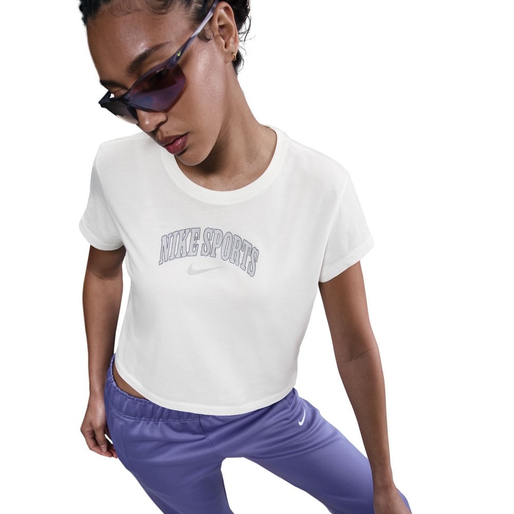 ナイキ（NIKE）（レディース）ナイキスポーツウェア ビンテージウォッシュ 半袖Tシャツ IB7334-133