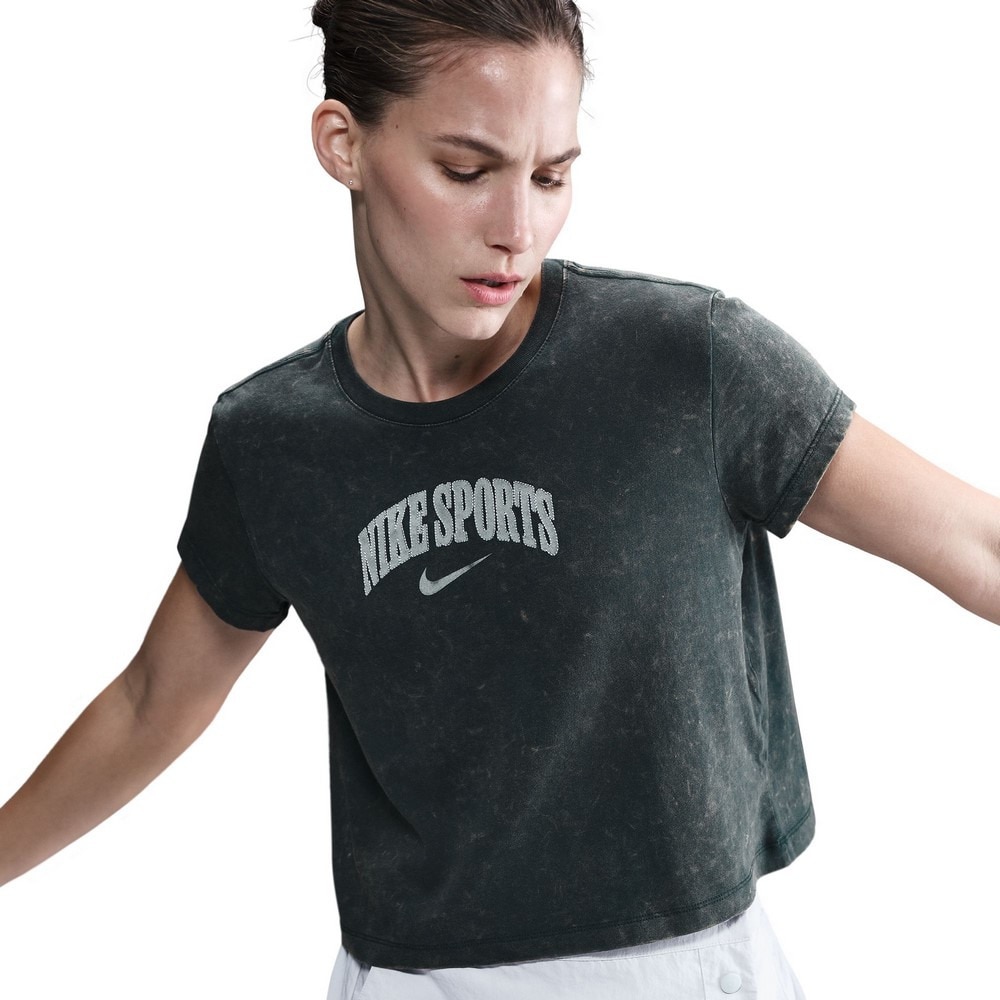 ナイキ（NIKE）（レディース）ナイキスポーツウェア ビンテージウォッシュ 半袖Tシャツ IB7334-478