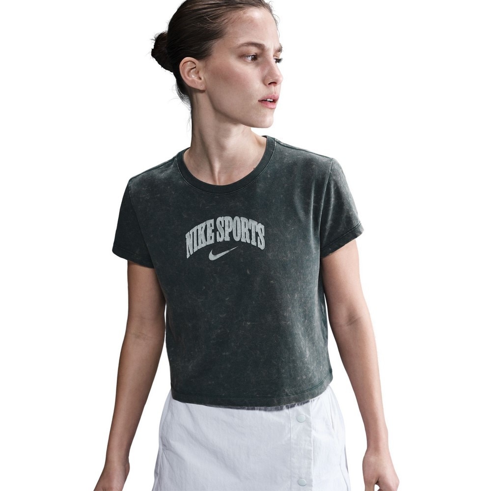 ナイキ（NIKE）（レディース）ナイキスポーツウェア ビンテージウォッシュ 半袖Tシャツ IB7334-478