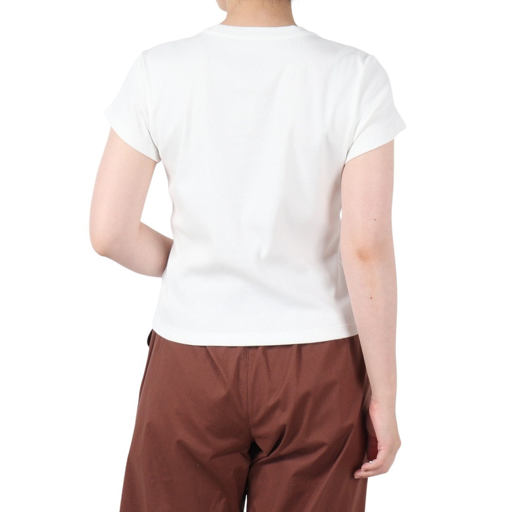 ナイキ（NIKE）（レディース）NSW リブ タイツ 半袖Tシャツ HV4995-100