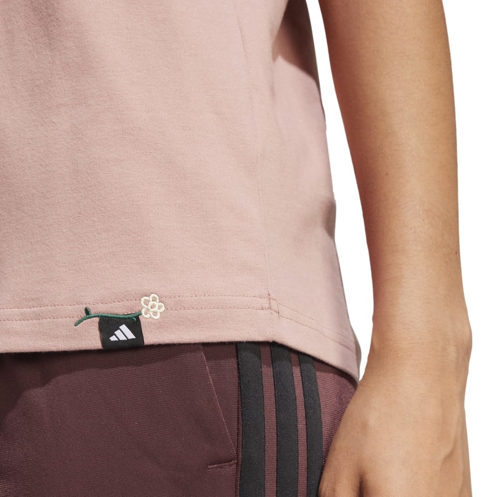 アディダス（adidas）（レディース）ラウンジ ミニ グラフィック半袖Tシャツ KQK54-JJ4084
