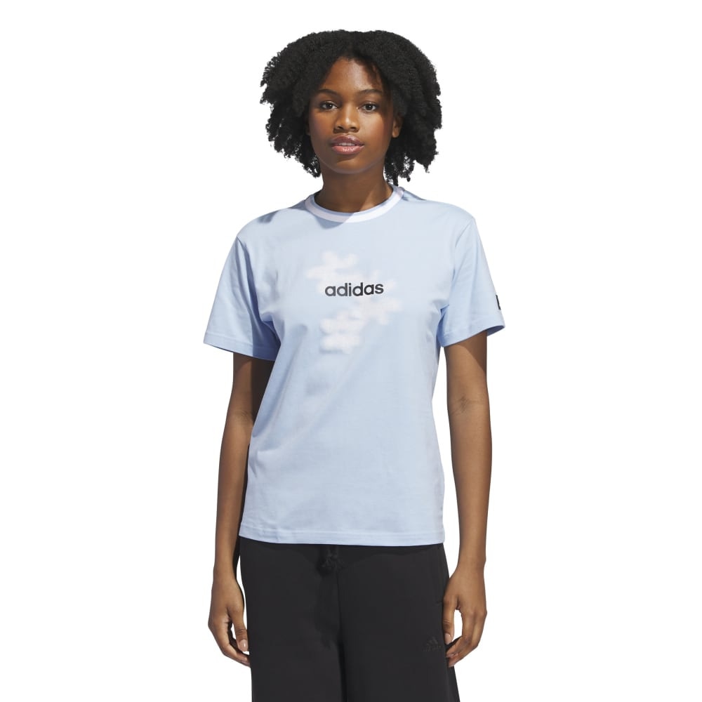 アディダス（adidas）（レディース）シャドー フローラル グラフィック半袖 Tシャツ KSJ12-JP0116