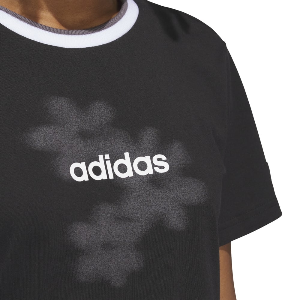 アディダス（adidas）（レディース）シャドー フローラル グラフィック半袖 Tシャツ KSJ12-JP0117