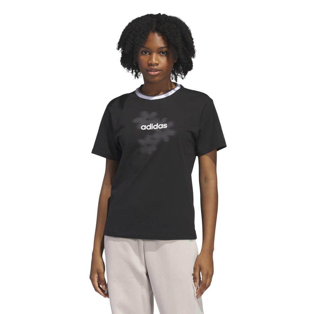 アディダス（adidas）（レディース）シャドー フローラル グラフィック半袖 Tシャツ KSJ12-JP0117