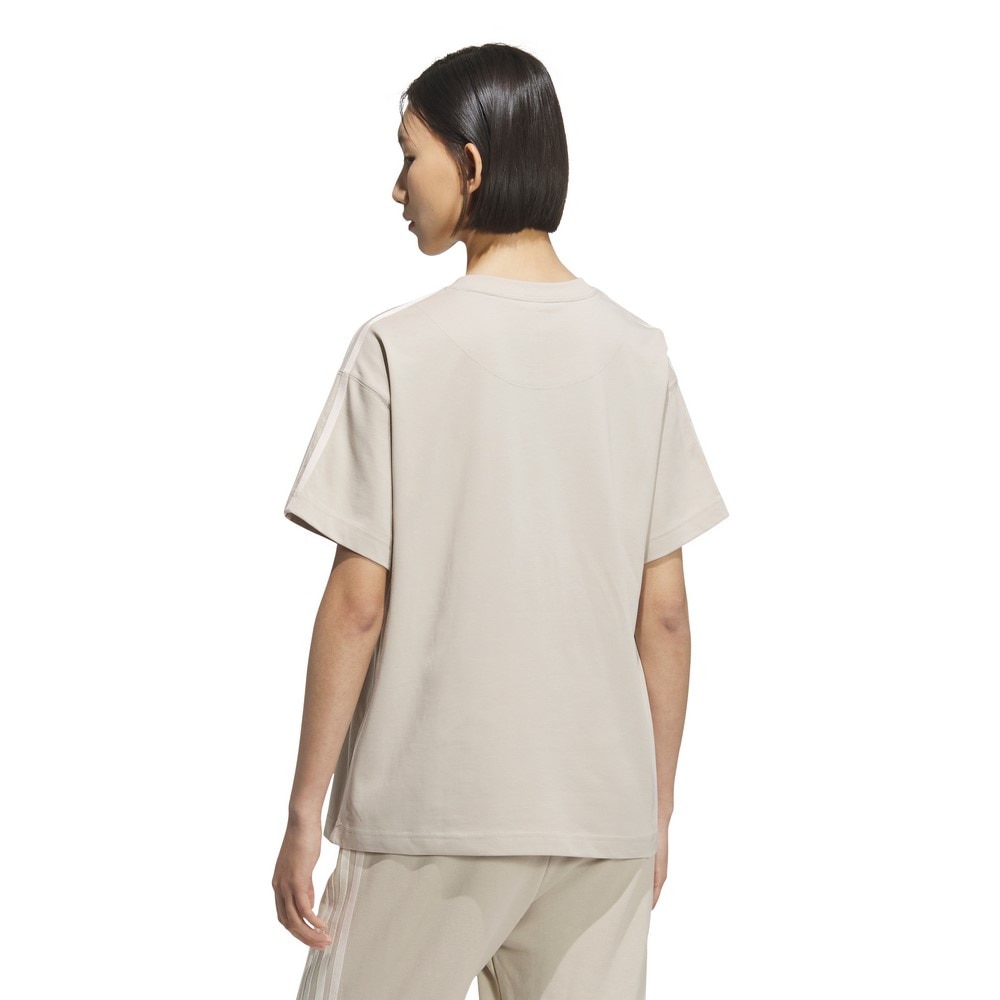 アディダス（adidas）（レディース）エッセンシャルズ プラス スリーストライプス 半袖Tシャツ JUP44-JZ8689