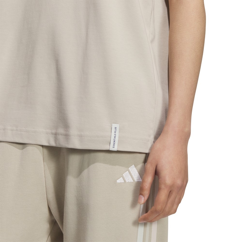 アディダス（adidas）（レディース）エッセンシャルズ プラス スリーストライプス 半袖Tシャツ JUP44-JZ8689
