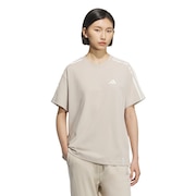 (レディース)エッセンシャルズ プラス スリーストライプス 半袖Tシャツ JUP44-JZ8689