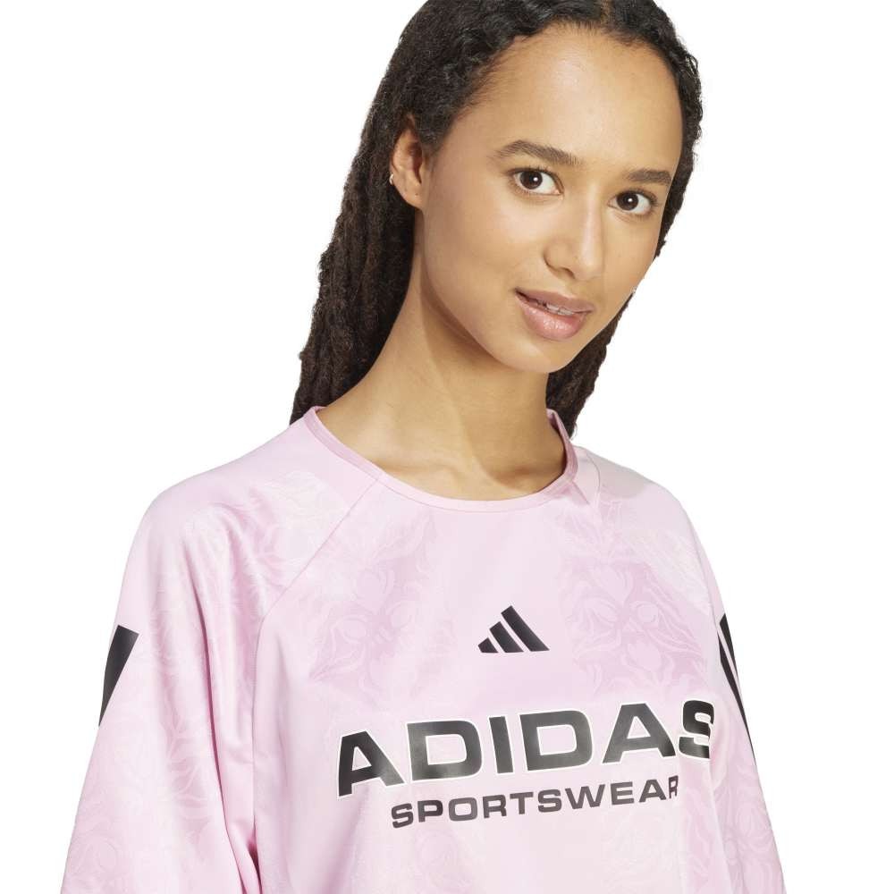 アディダス（adidas）（レディース）ティロ コモンゴール ジャカードTシャツ KKP08-JL9213