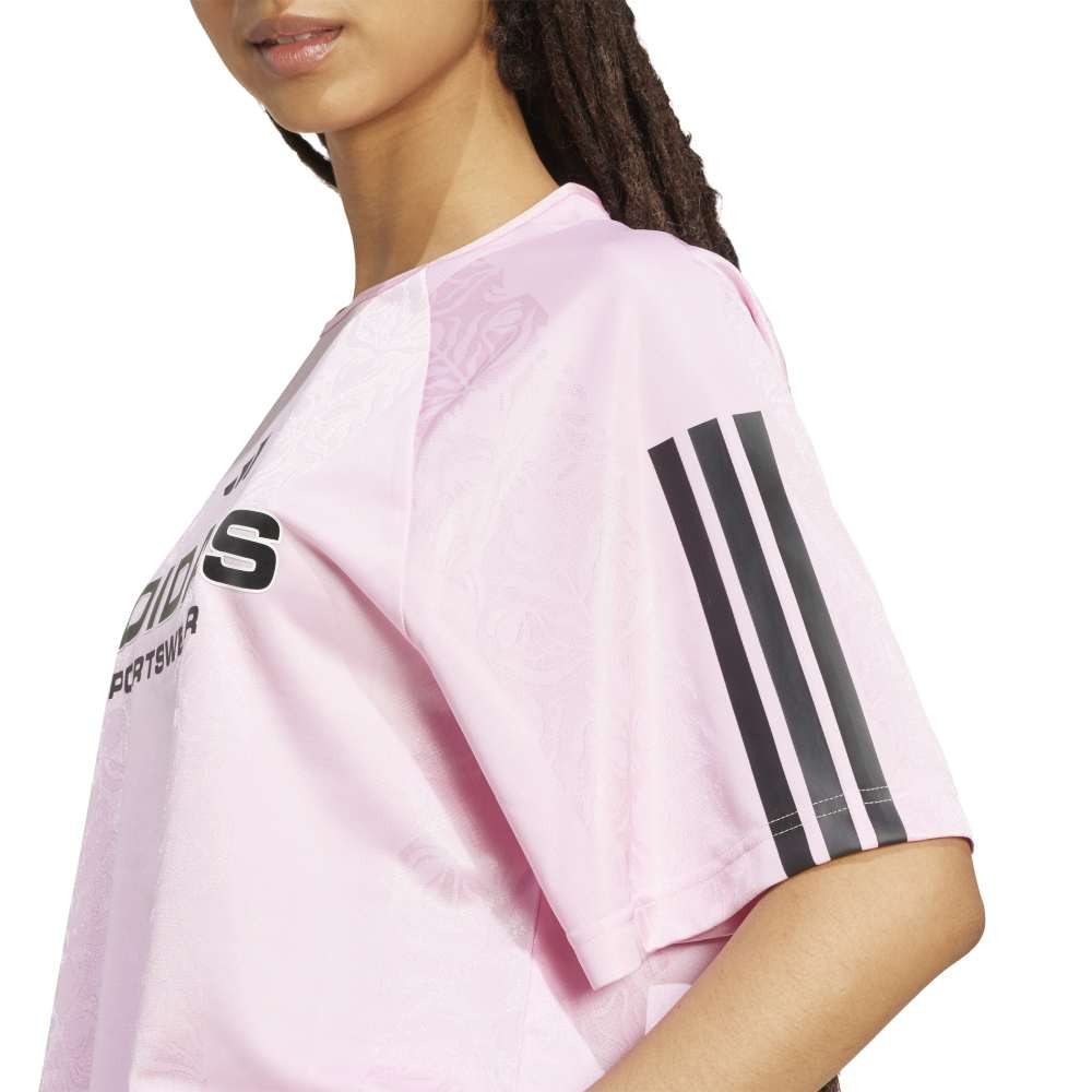 アディダス（adidas）（レディース）ティロ コモンゴール ジャカードTシャツ KKP08-JL9213