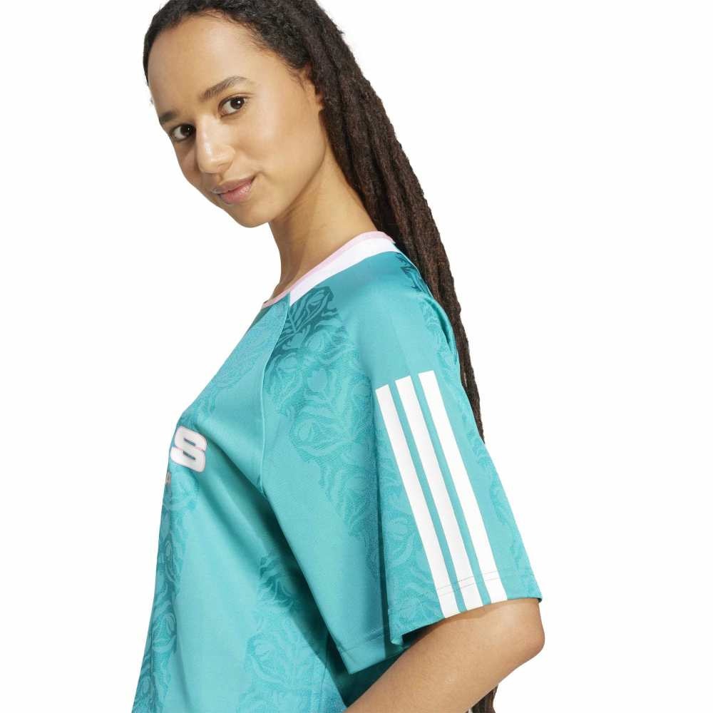 アディダス（adidas）（レディース）ティロ コモンゴール ジャカードTシャツ KKP08-JL9214