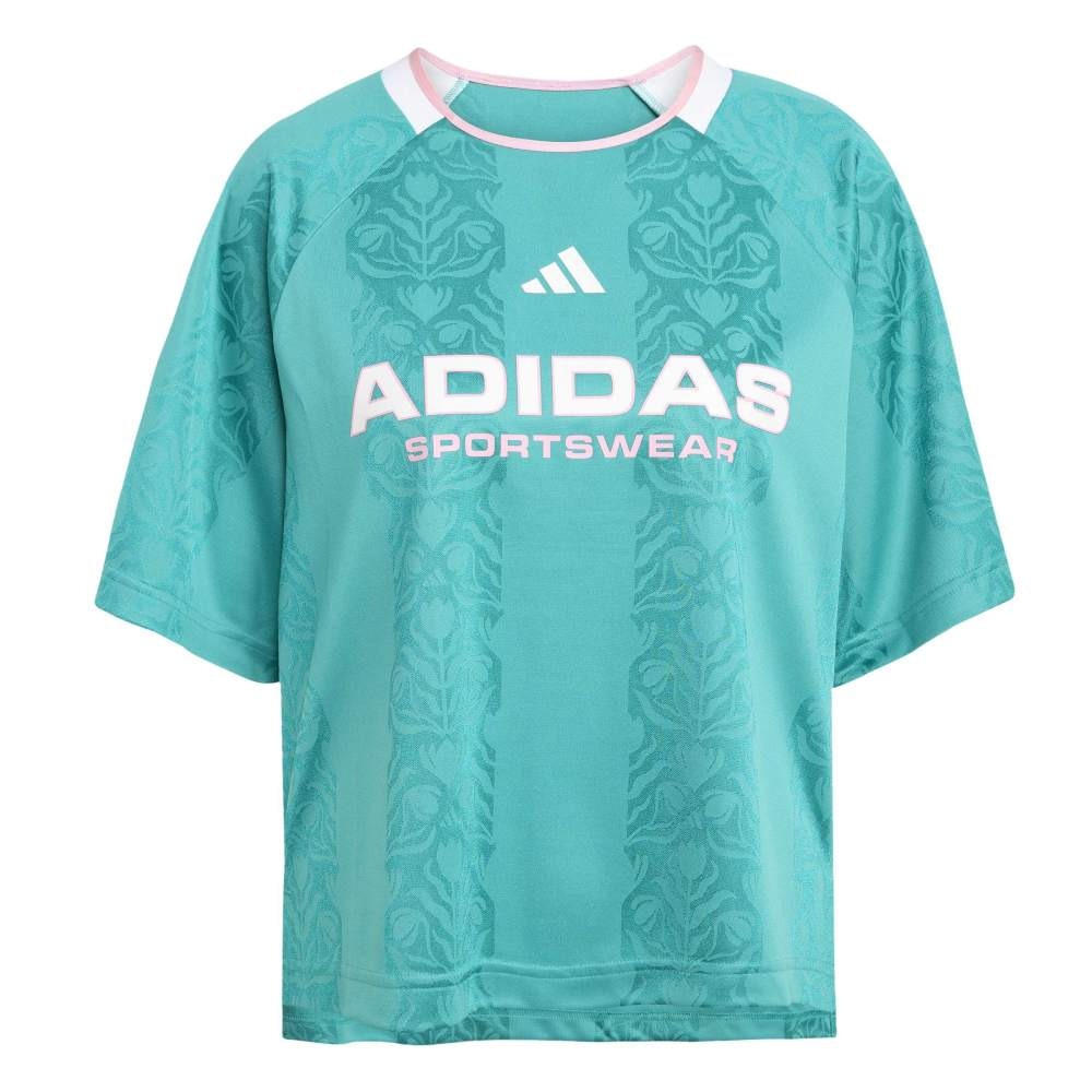 アディダス（adidas）（レディース）ティロ コモンゴール ジャカードTシャツ KKP08-JL9214