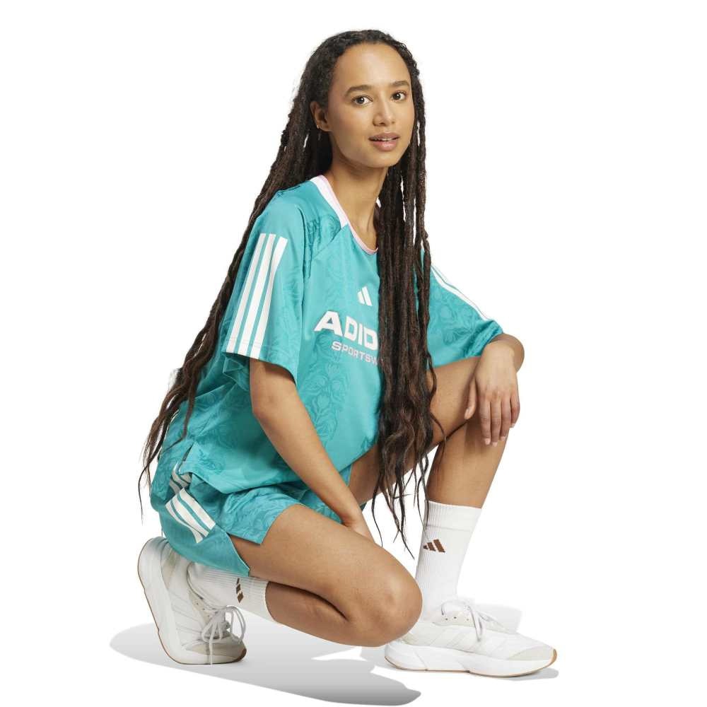 アディダス（adidas）（レディース）ティロ コモンゴール ジャカードTシャツ KKP08-JL9214