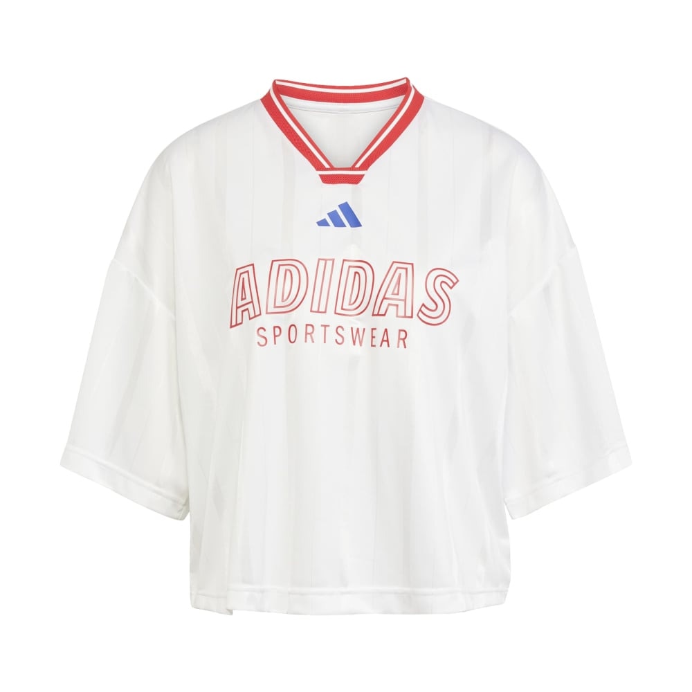 アディダス（adidas）（レディース）ティロ ネーションズパック ボーイフレンド 半袖Tシャツ KKV41-JW6849