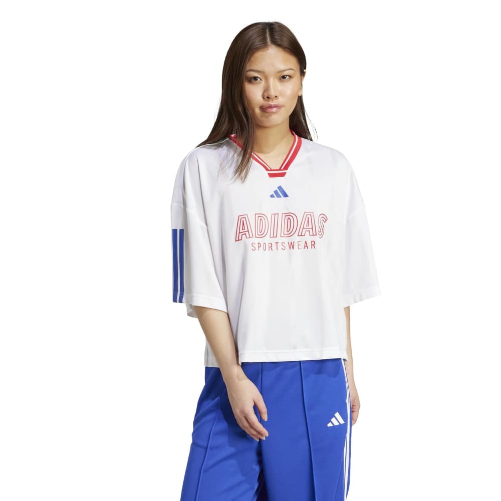 アディダス（adidas）（レディース）ティロ ネーションズパック ボーイフレンド 半袖Tシャツ KKV41-JW6849