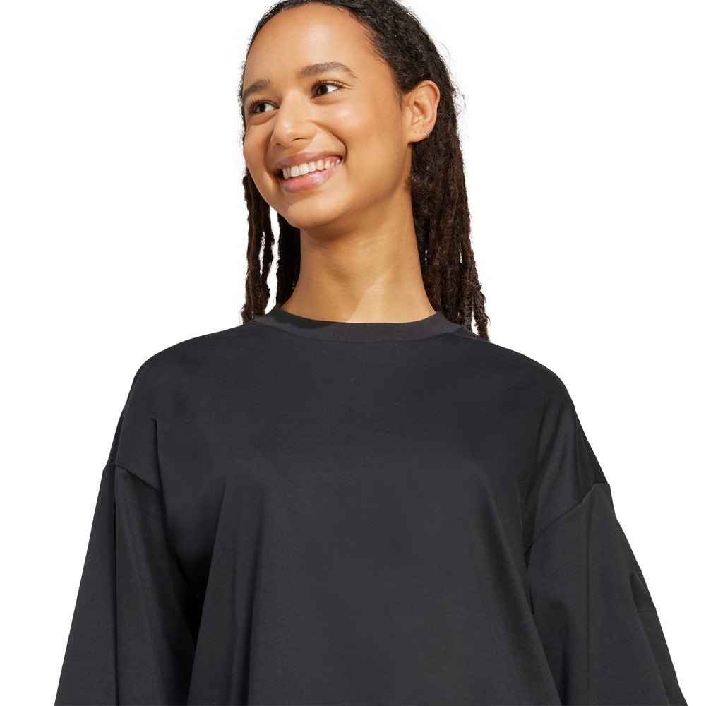 アディダス（adidas）（レディース）ソフト ラックス ルーズ 半袖Tシャツ KLH94-JM3800