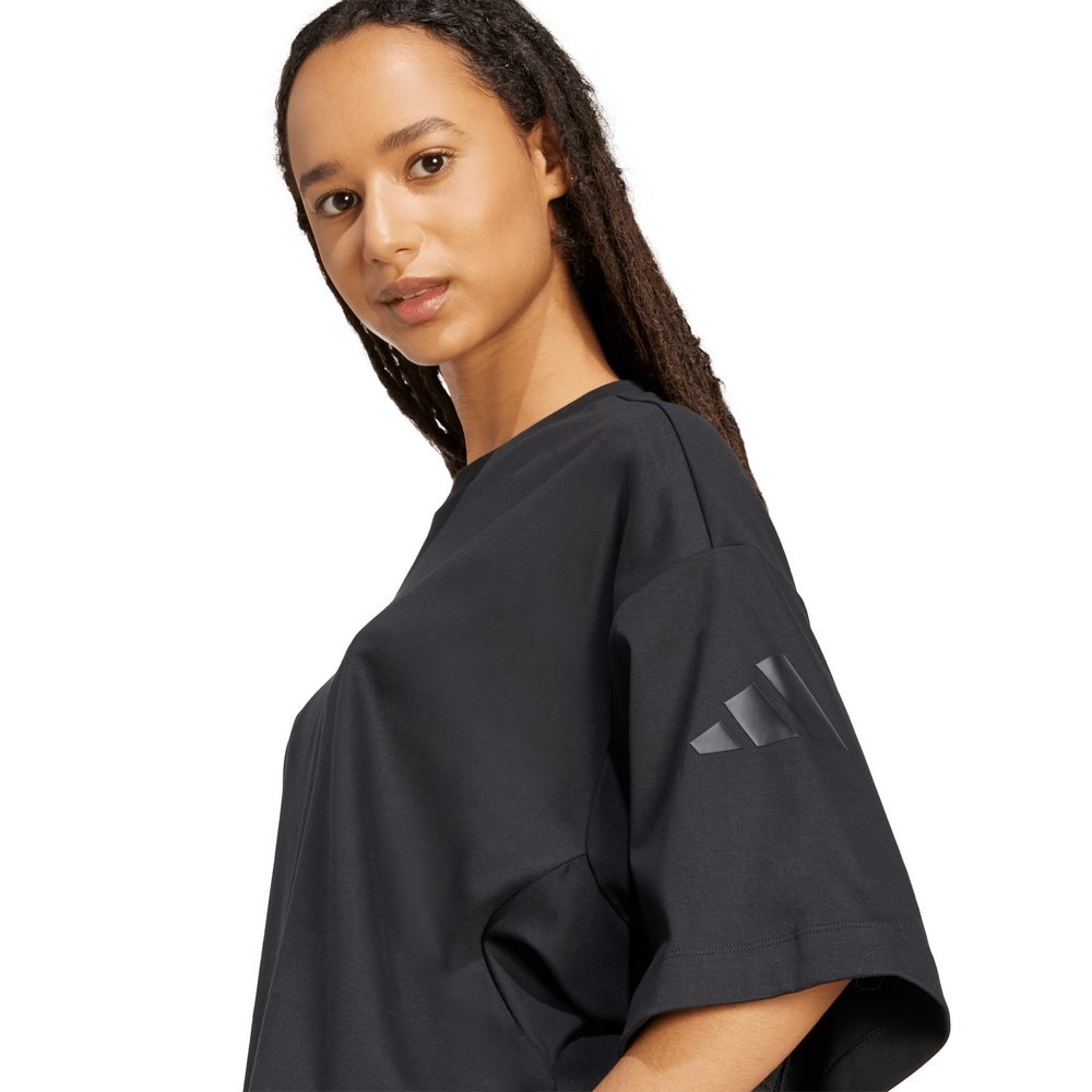 アディダス（adidas）（レディース）ソフト ラックス ルーズ 半袖Tシャツ KLH94-JM3800