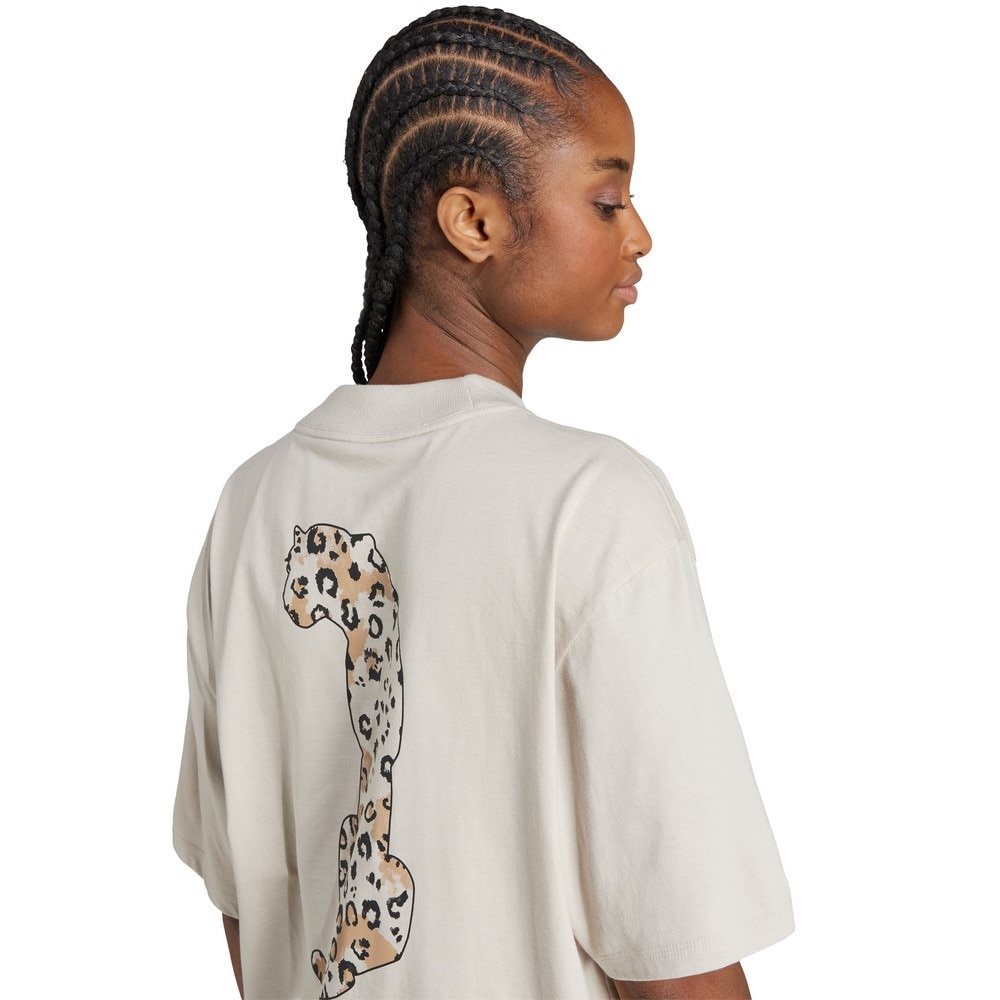 アディダス（adidas）（レディース）アニマル ルーズ グラフィックTシャツ WW054-JV8531