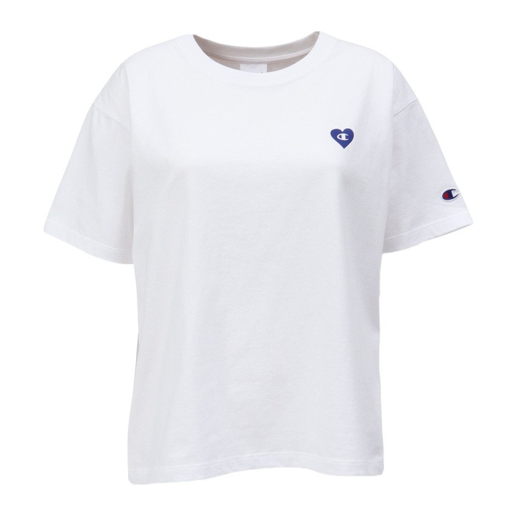 CHAMPION-HERITAGE WBS RELAX HEART PRINT ����T�V���c CW-D323 010 �k �z���C�g �A�E�g�h�A